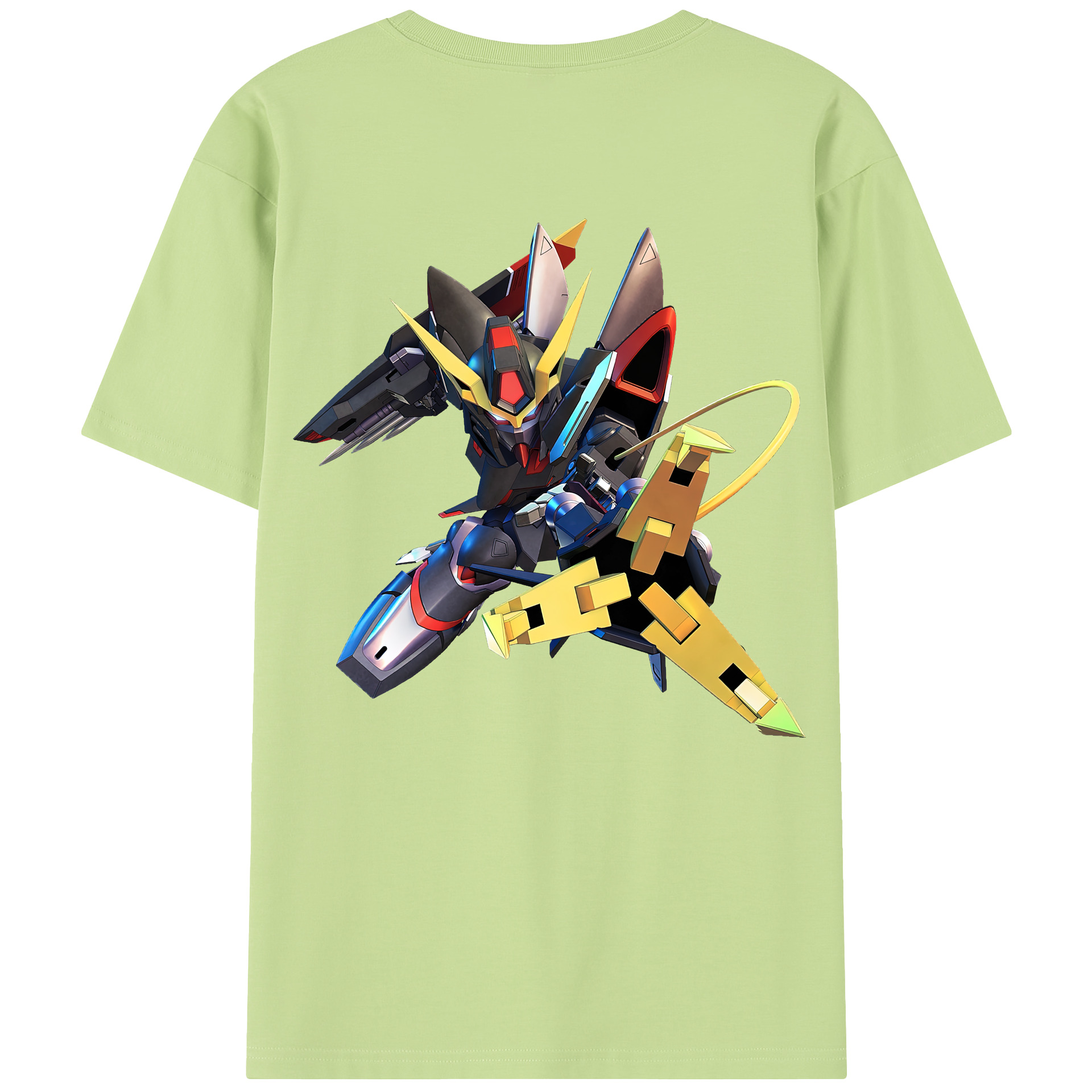 （画像用） 機動戦士ガンダム Mobile Suit Gundam 綿100％半袖Tシャツ（背面プリント）
